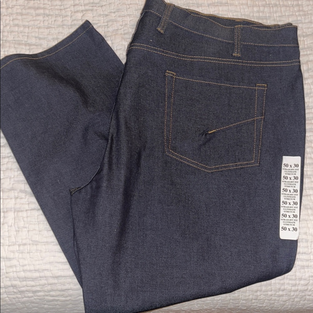 Men's Society of One Straight Jeans in Dark Blue 50x30